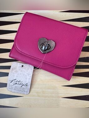 Free People love Potion Pink Compact Wallet